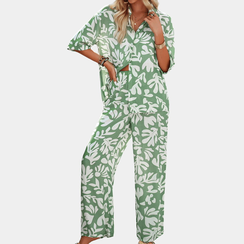 GR | Summer two-piece set women's clothing two-piece set
