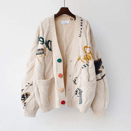 GR | Women's cardigan, vintage style