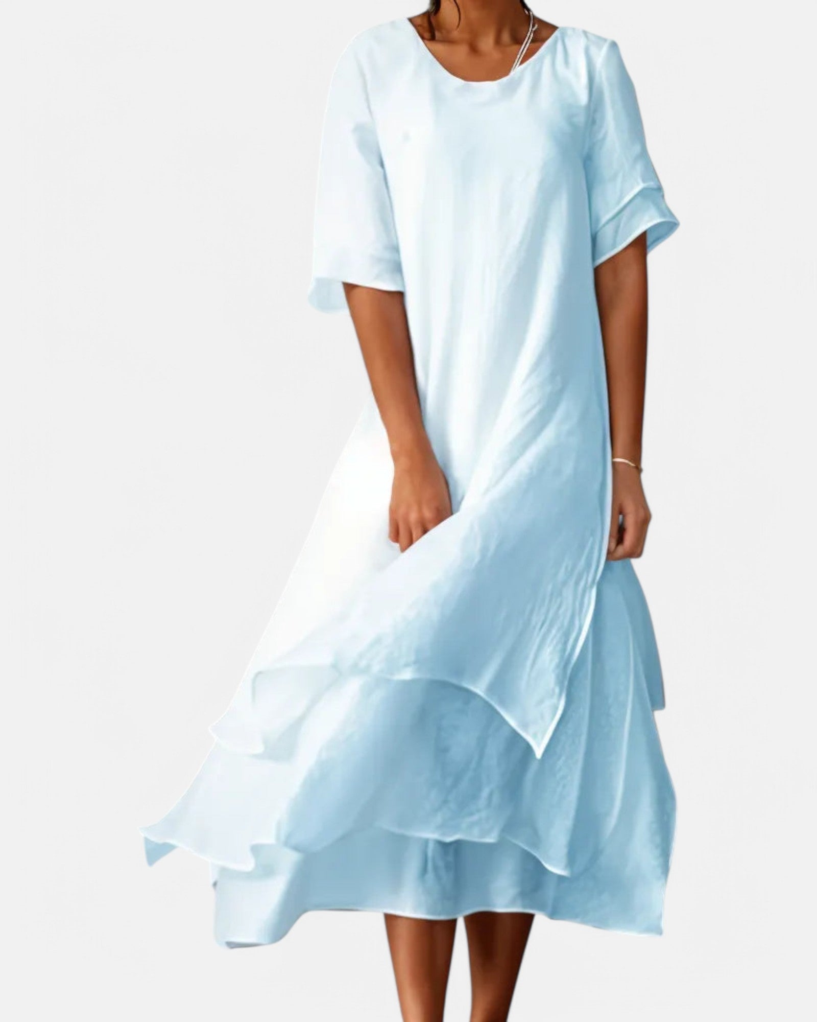 GR | Leichtes Sommerkleid aus Baumwolle für Elegante Auftritte
