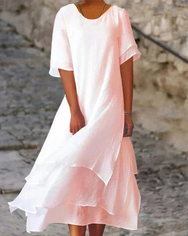 GR | Leichtes Sommerkleid aus Baumwolle für Elegante Auftritte