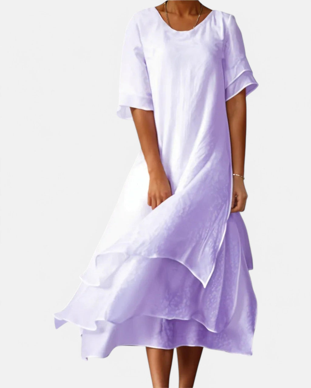 GR | Leichtes Sommerkleid aus Baumwolle für Elegante Auftritte