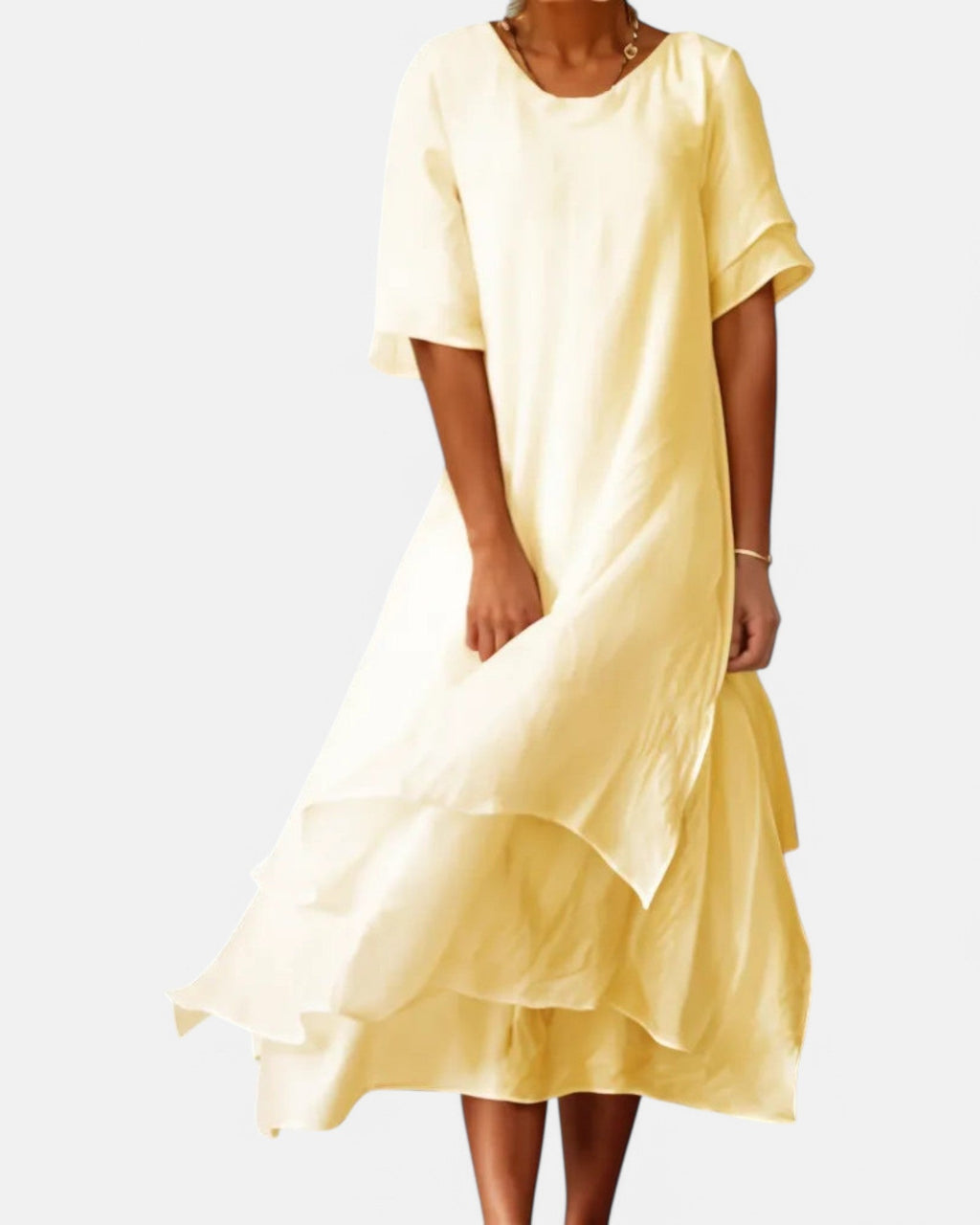 GR | Leichtes Sommerkleid aus Baumwolle für Elegante Auftritte