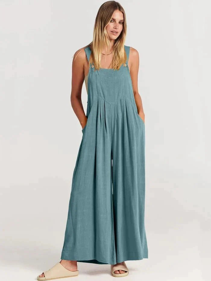 GR | BreezyChic Wide-cut Jumpsuit 