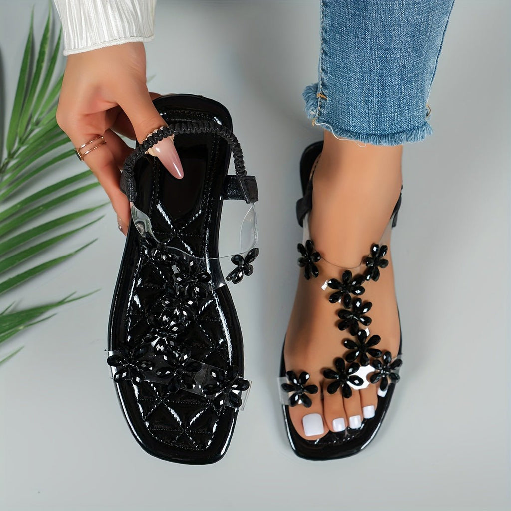 GR | Sparkling rhinestone sandals