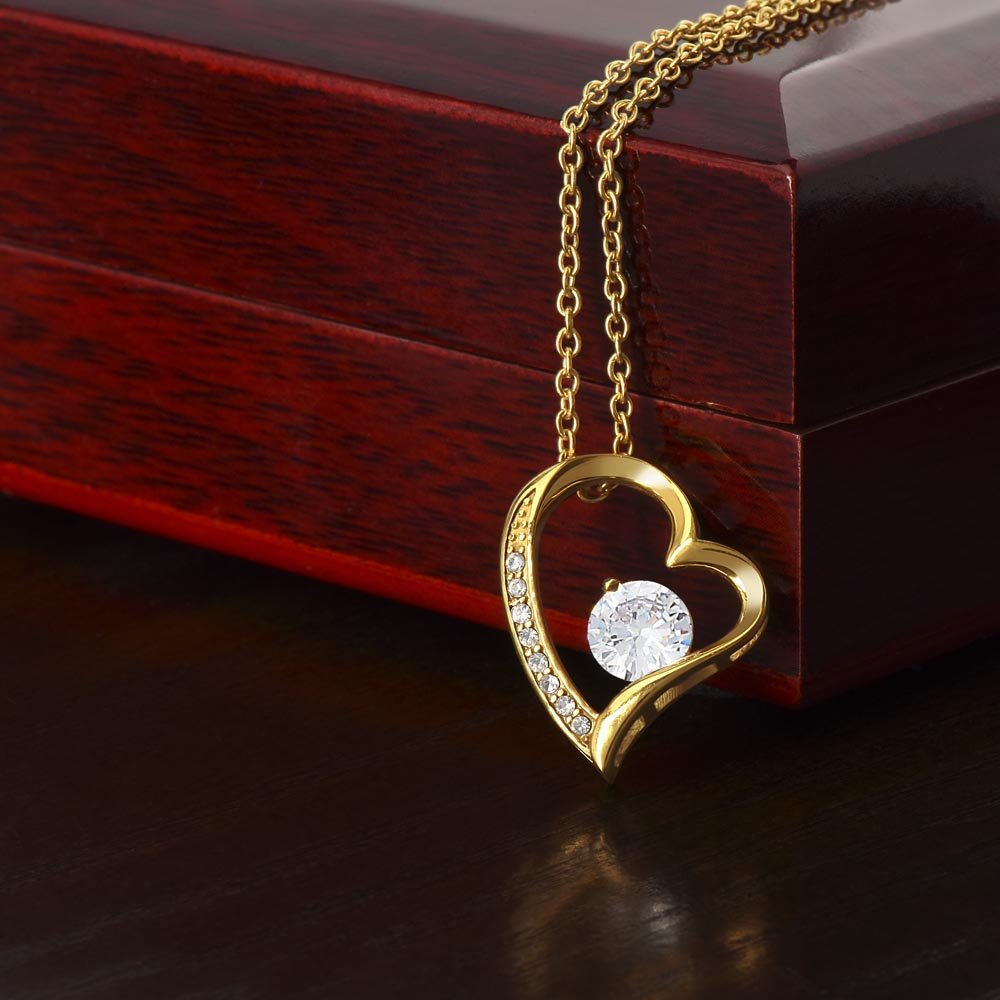 GR | Women's Heart Pendant in White and Yellow Gold
