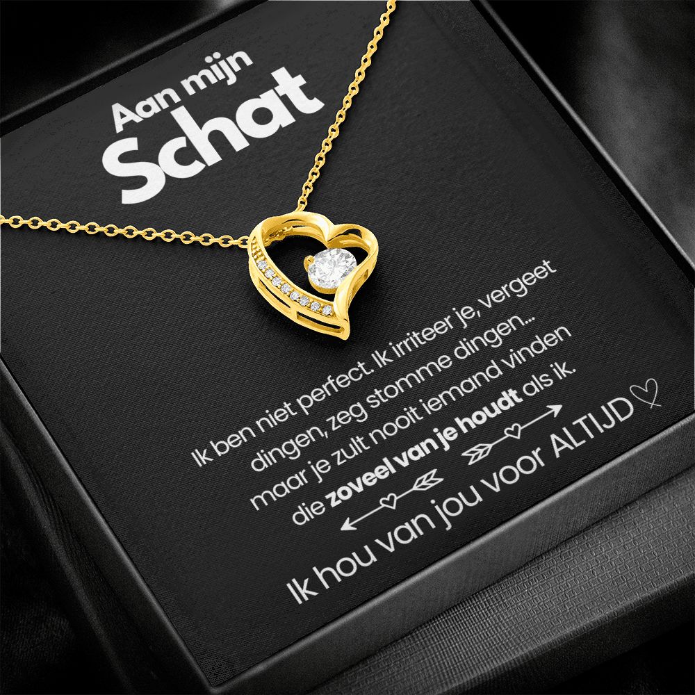 GR | Women's Heart Pendant in White and Yellow Gold