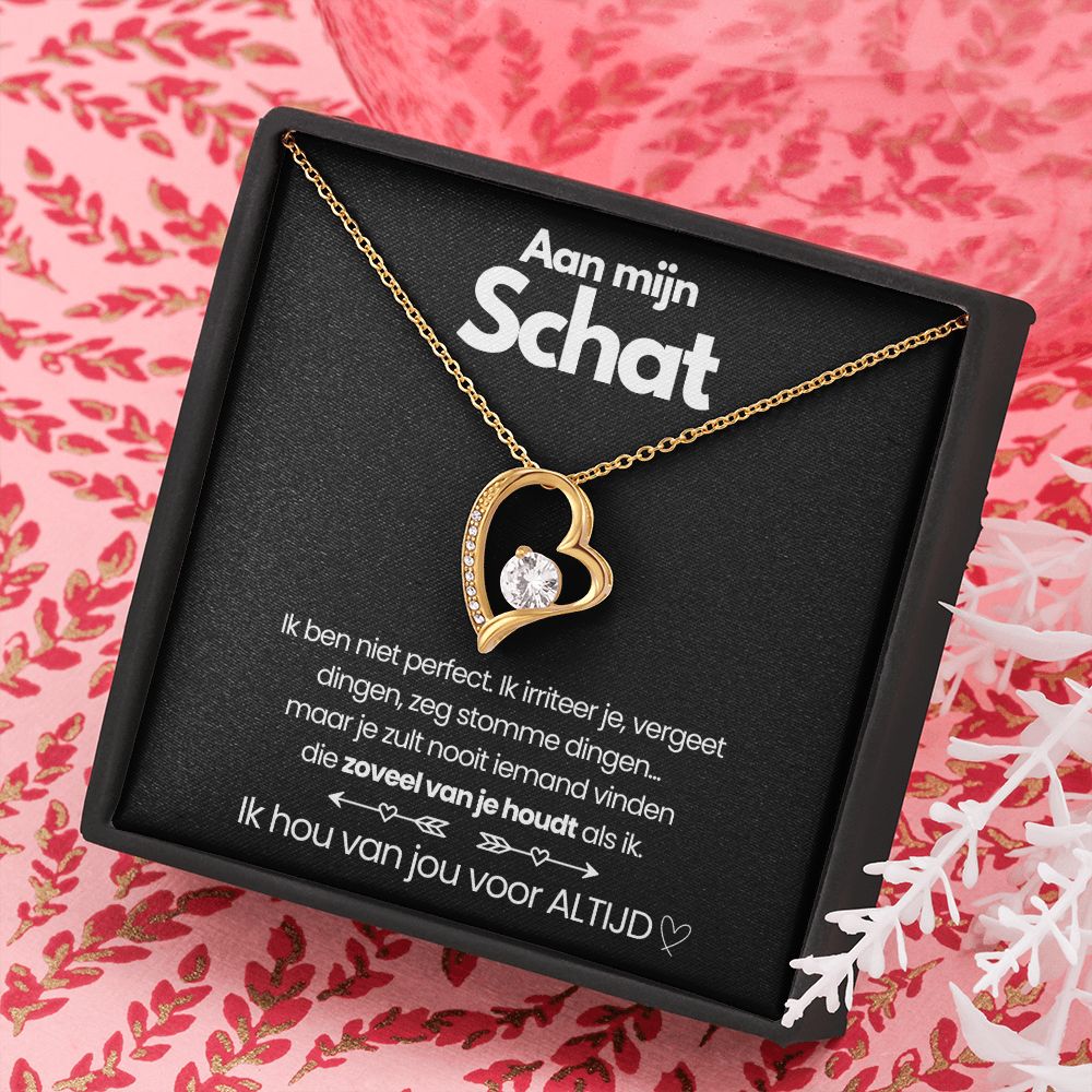 GR | Women's Heart Pendant in White and Yellow Gold