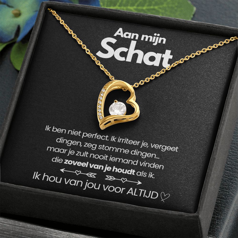 GR | Women's Heart Pendant in White and Yellow Gold