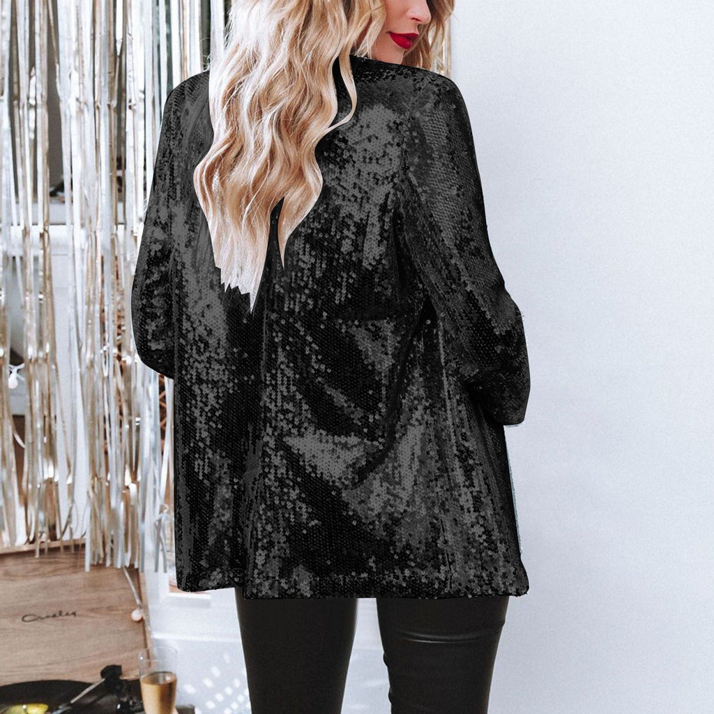 GR | Stylish Winter Chic Glitter Blazers for Women