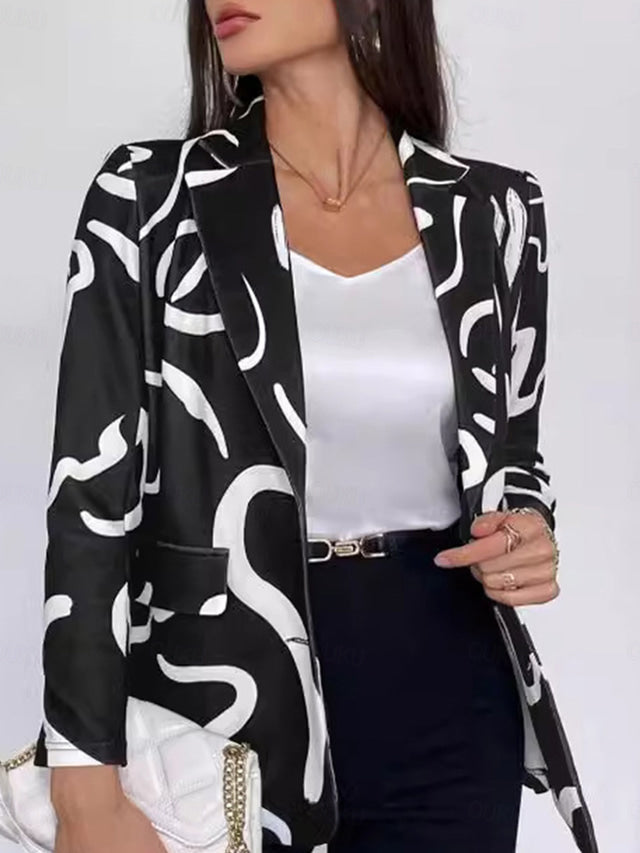 GR | Stylish women's blazers with print
