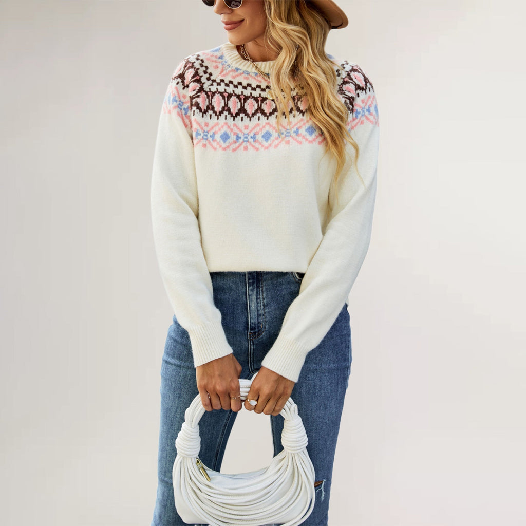 GR | Weinlese Strickpullover