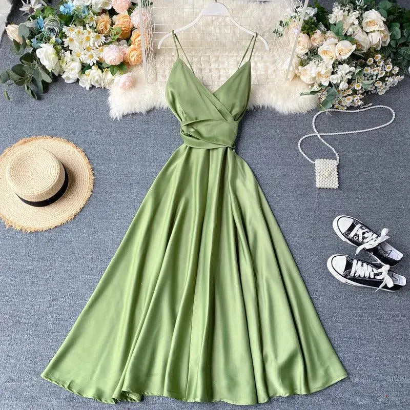 GR | Goddess Ankle Binding Taille Kleid