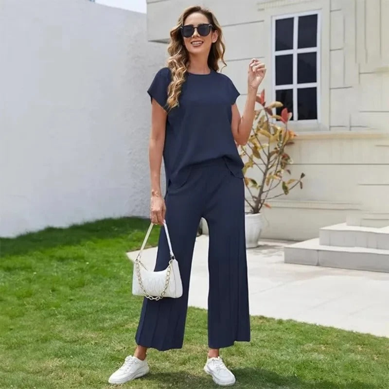 GR | Elegant two-piece set with wide legs