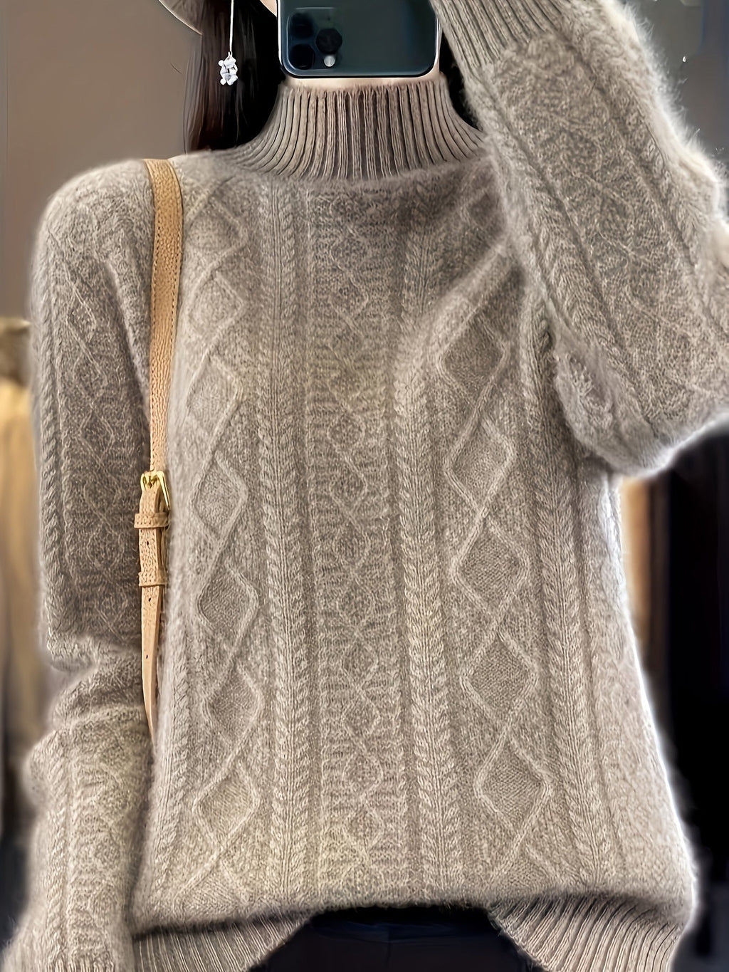 GR | Bequemer Wollpullover aus Strick