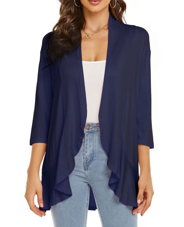 GR | Elegant open-front women's jacket