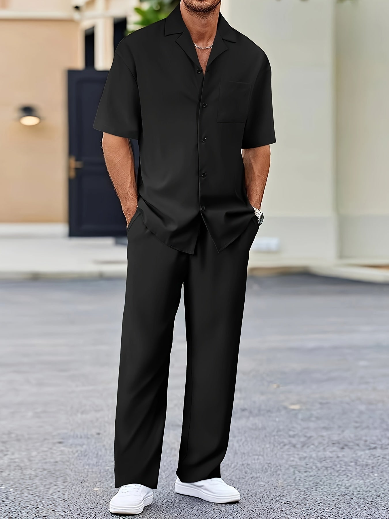 GR | Summer outfit set in a single color