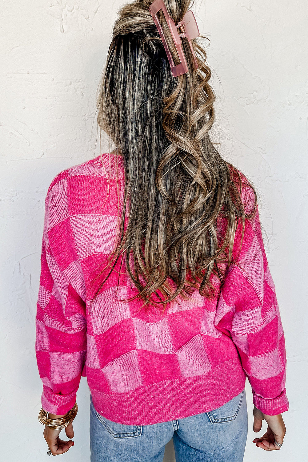 GR | Chunky Knit Cardigan with Open Front For Women 