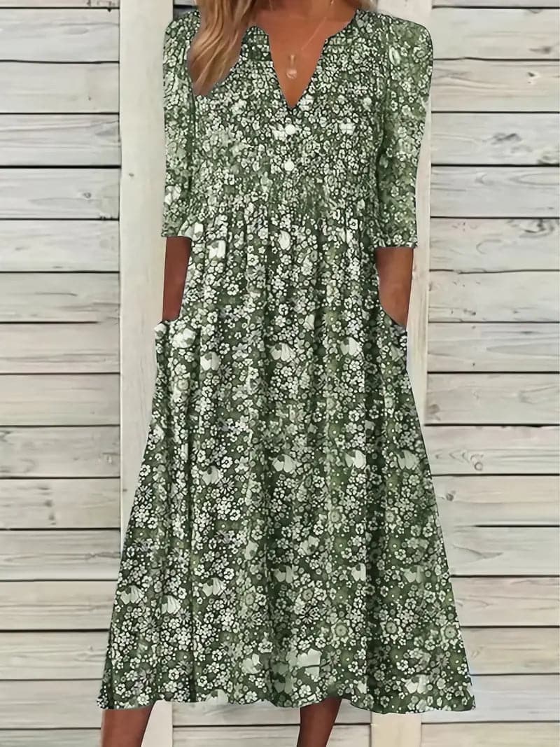 GR | Gorgeous pleated maxi dress