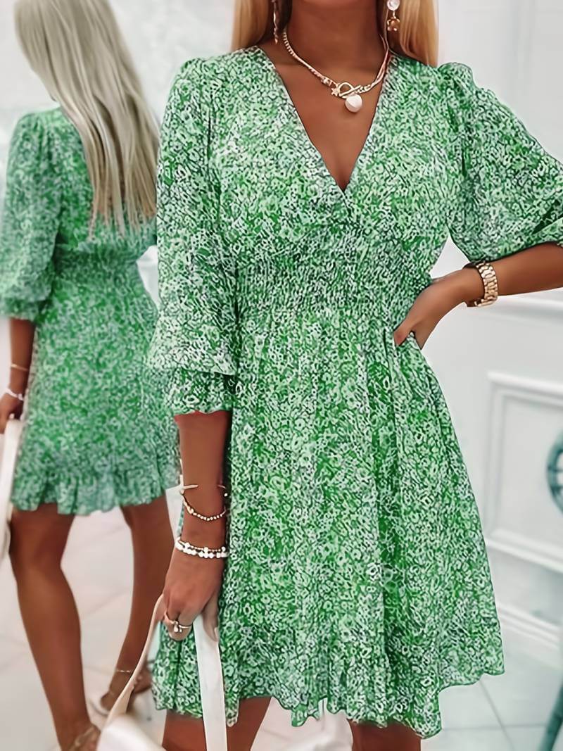 GR | Boho Puff Sleeve Dress