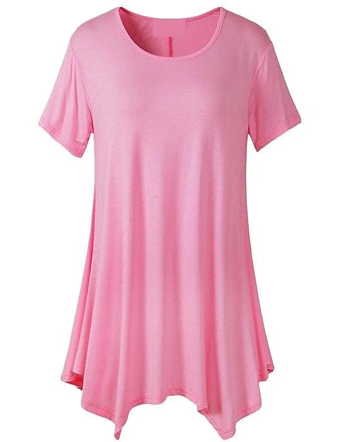 GR | Summery loose fit T-shirt with short sleeves