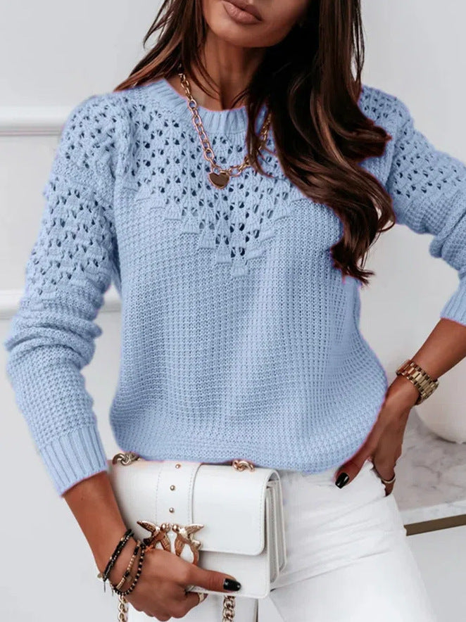 GR | Elegant hemstitched pullover
