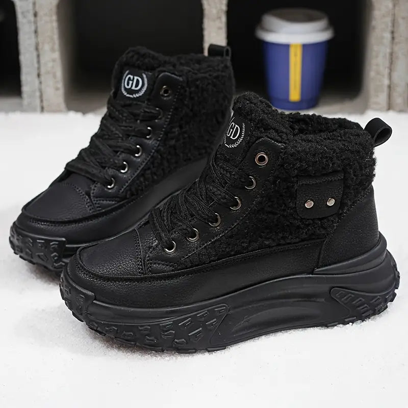 GR – Waterproof plush ankle boots