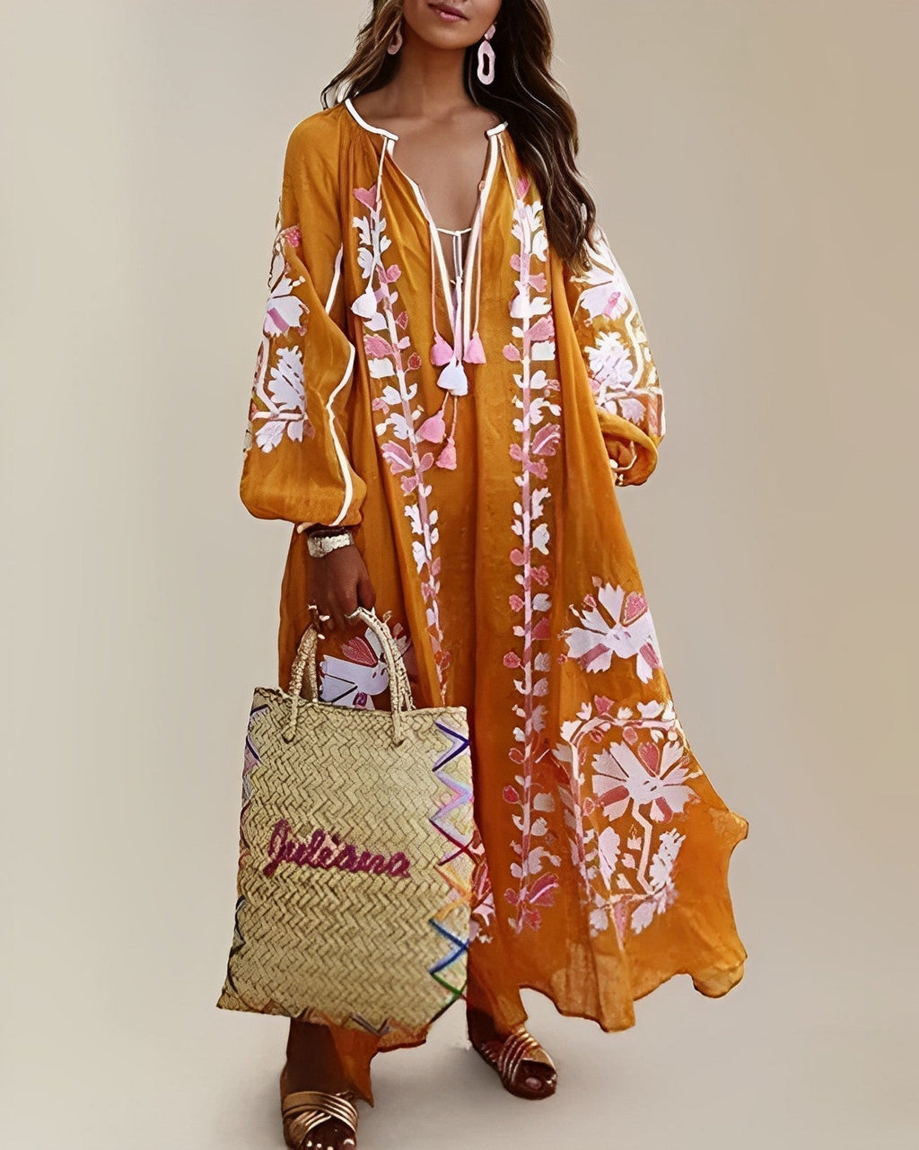 GR | Retro Boho Loose Dress