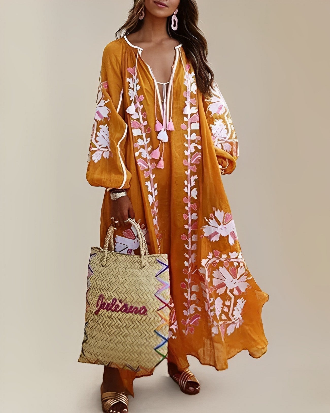 GR | Retro Boho Loose Dress
