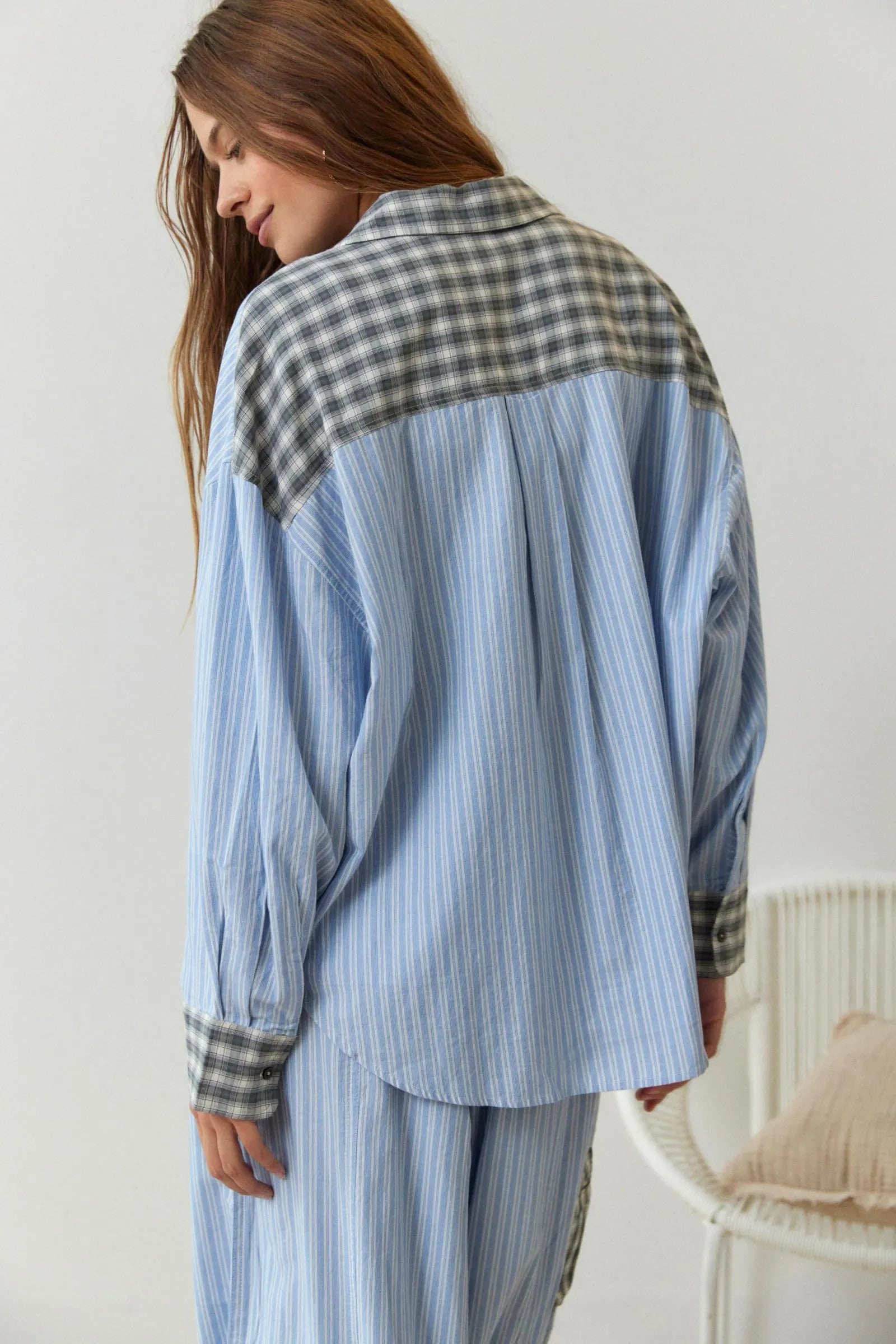 GR | 2-piece casual pajama set - relaxed women's sleepwear