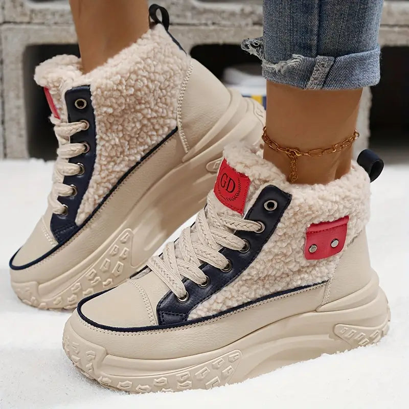 GR – Waterproof plush ankle boots