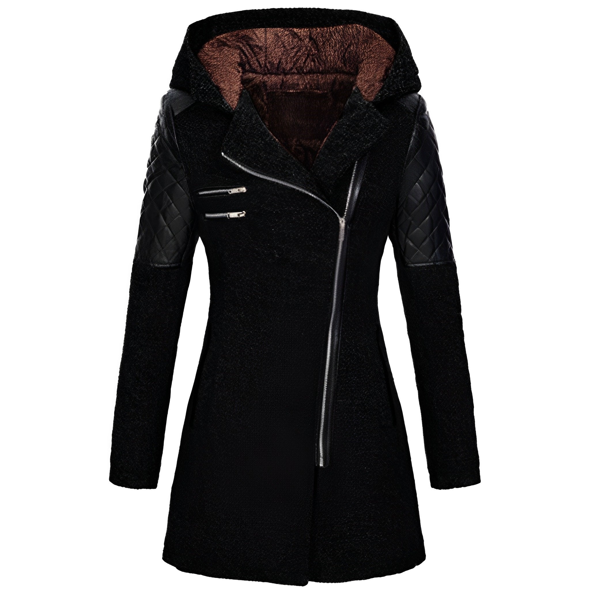 GR | Winter Wool Trench Coat with Hood