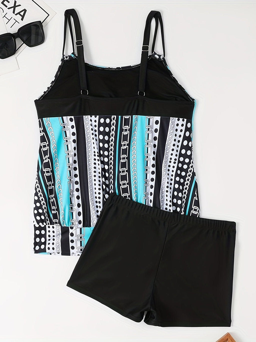 GR | Tankini set with stripes and dots