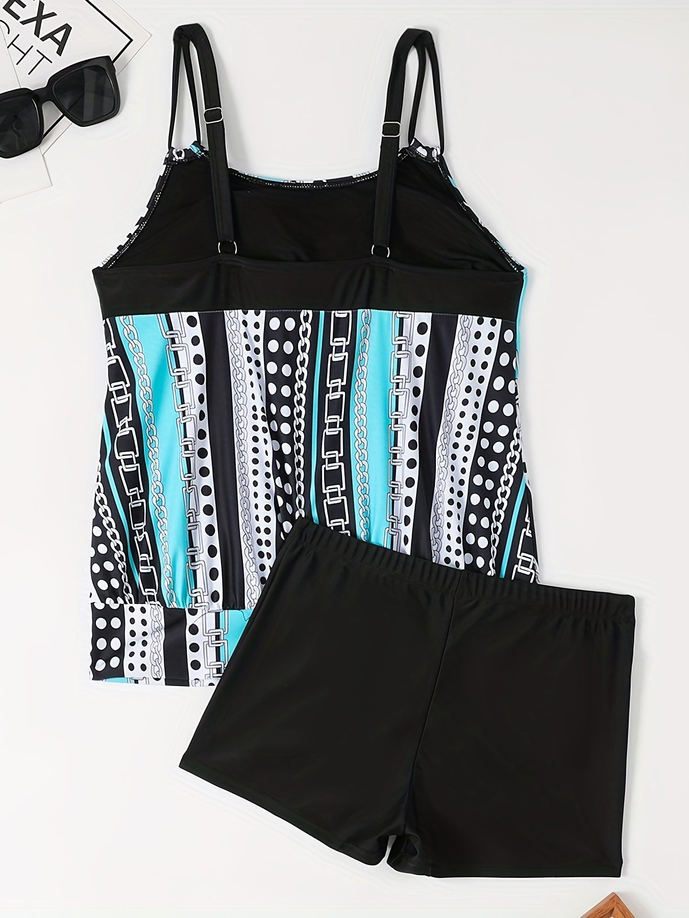 GR | Tankini set with stripes and dots
