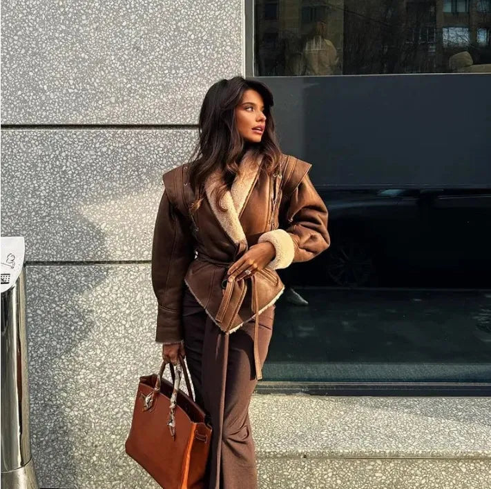 GR | Suede jacket for women