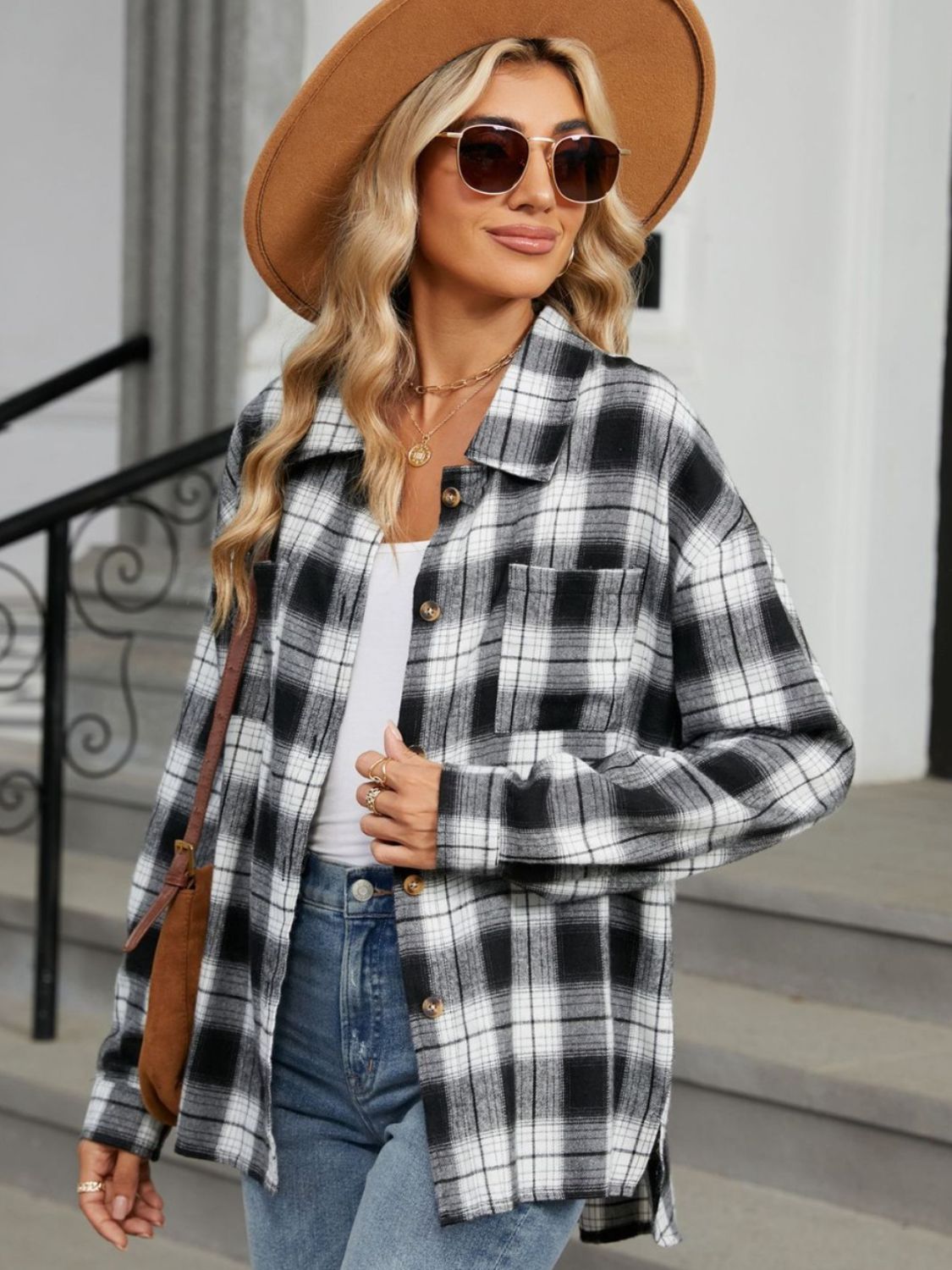 GR | Checkered shirt for women 