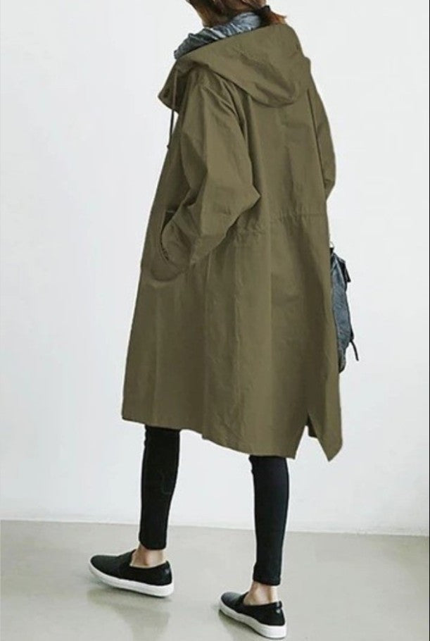 GR | Trench coat with hood