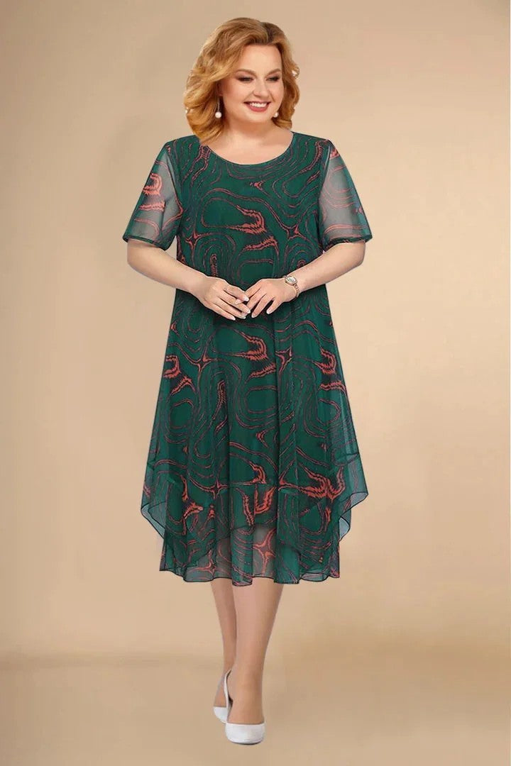 GR | Floral chiffon dress