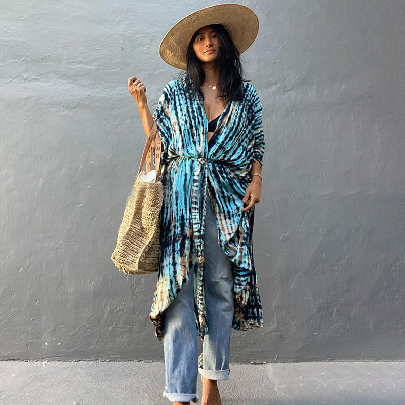 GR | Glamorous Sun Protection Resort Beach Dress Cover Up