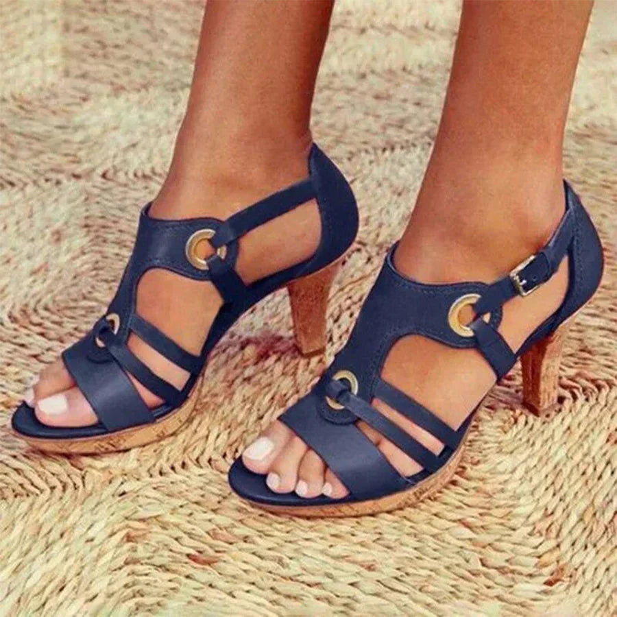 GR | Bohemian high-heel sandals
