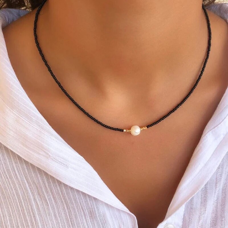 GR | Necklace with Natural Pearls