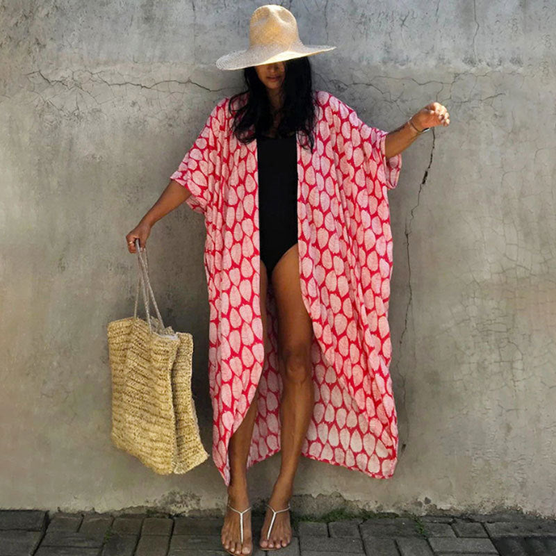 GR | Glamorous Sun Protection Resort Beach Dress Cover Up