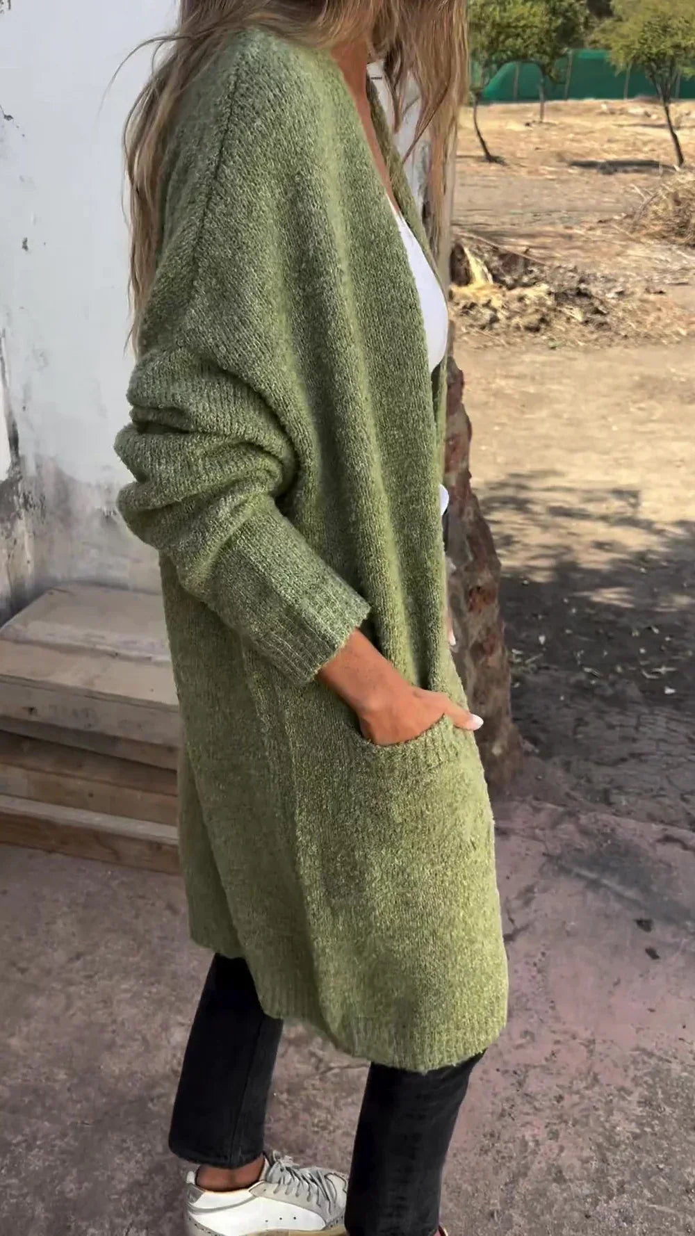 GR | Cozy knitted coat
