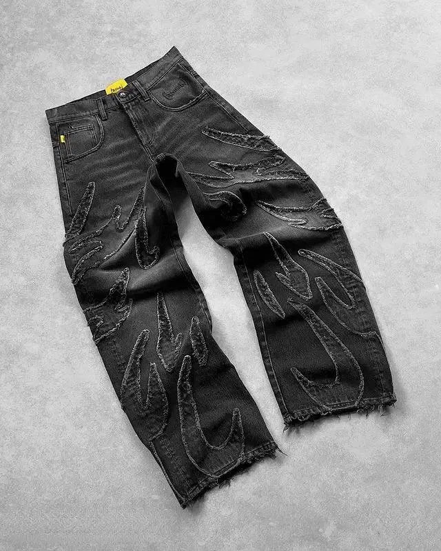 GR | Retro Baggy Jeans In Streetwear Style