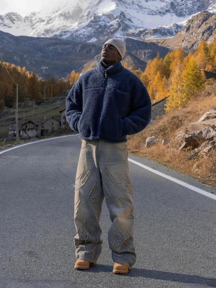 GR | Retro Baggy Jeans In Streetwear Style