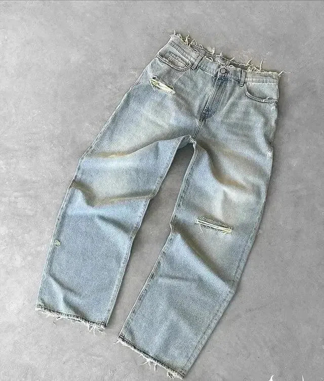 GR | Retro Baggy Jeans In Streetwear Style