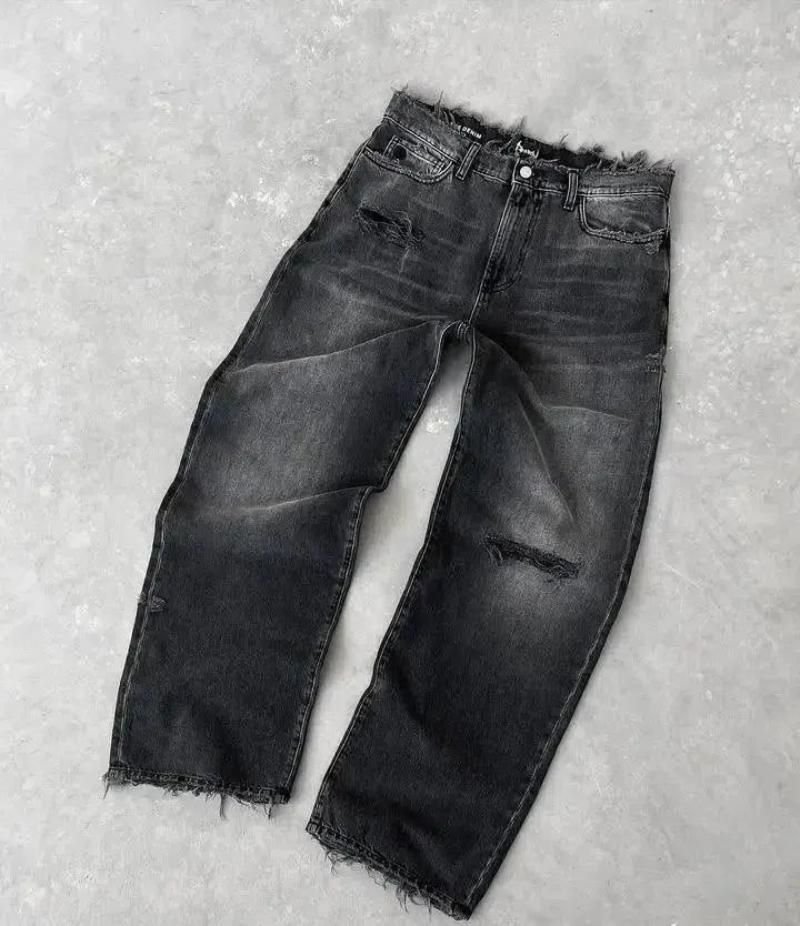 GR | Retro Baggy Jeans In Streetwear Style