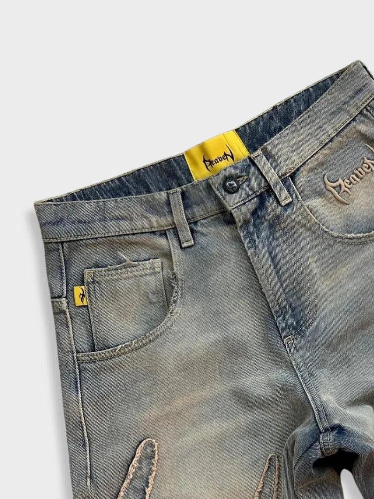 GR | Retro Baggy Jeans In Streetwear Style