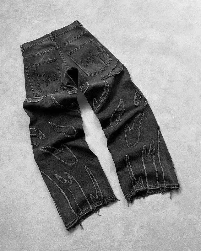 GR | Retro Baggy Jeans In Streetwear Style
