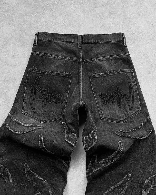 GR | Retro Baggy Jeans In Streetwear Style