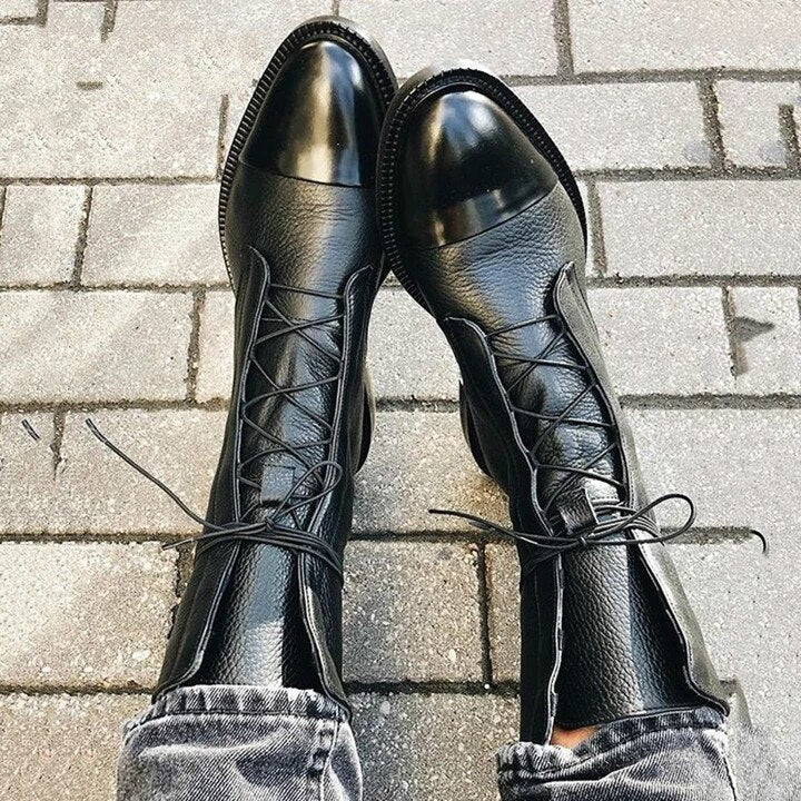 Balesco - Women's winter boots made of genuine leather 